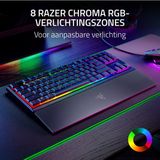 Razer - Ornata V3 TKL - Gaming Toetsenbord - Low-Profile Mecha-Membraan - Duitse Layout