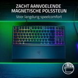 Razer Ornata V3 Tenkeyless - Kompakte Flache Gaming-Tastatur (Mecha-Membran-Switches, Tastenkappen mit Anti-UV-Beschichtung, Beleuchtete Separate Medientasten) QWERTY US-Layout | Schwarz