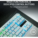 Razer - Huntsman V3 Pro Tenkeyless - Gaming Toetsenbord - Wit - Optische Switches - RGB