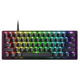 Razer Huntsman V3 Pro Mini - 60% analoog, optisch toetsenbord voor e-sports (Digitaal multifunctioneel stuurwiel en speciale bedieningsknoppen, Tweelaags getextureerde PBT toetsen) SE-Layout | Zwart