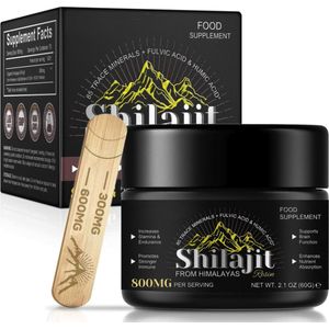 Shilajit - Hars - Goudkleurig - 60 gram - 100% Puur - Energieboost - Immuunondersteuning