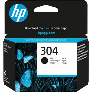 HP 304 Black Original Ink Cartridge inktcartridge 1 stuk(s) Origineel Normaal rendement Zwart