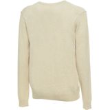 Sergio Tacchini - Wollen Trui - Beige - Met Geribbelde Boorden en Zichtbaar Logo