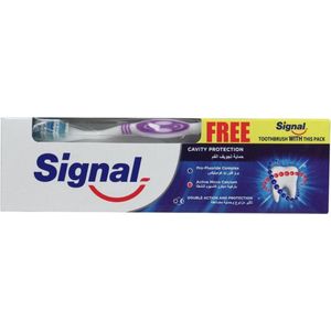 Signal - Tandpasta 100ml + Tandenborstel Medium
