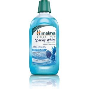 Himalaya Sparkly White Mondwater - 450 ml - Zonder Alcohol - Whitening - Plant Enzyme Formule