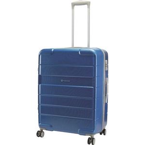 Carlton Tornado Spinner Handbagage koffer 55 cm - Blauw