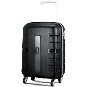 Carlton Voyager Spinner Case Handbagage koffer 55 cm - Zwart