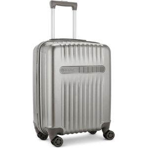 Carlton Meridian - Medium Reiskoffer - TSA Cijferslot - 60L - Trolley met Spinner wielen - Nickel