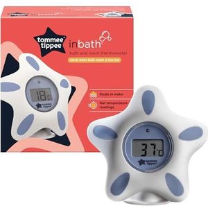 Tommee Tippee Closer to Nature Bath and Room Thermometer, Wit