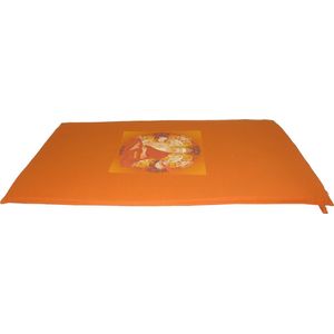 Green Tree - Acupressuur Mat - Spijkermat - Massage Mat - Drukpunten mat - Boeddha - Oranje