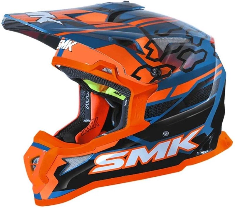 SMK - Allterra Tribou - Crosshelm - Oranje Blauw