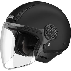 SMK - Laminar Jethelm - Mat Zwart - Helm