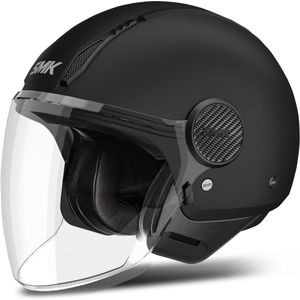 SMK - Laminar - Jethelm - Flat-Zwart