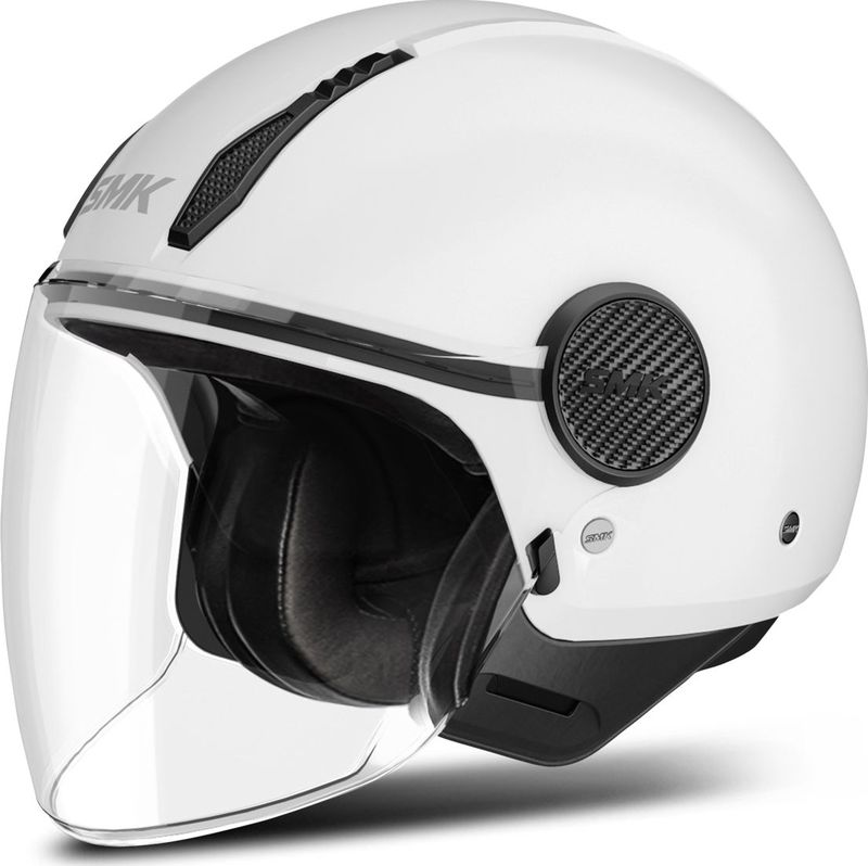 SMK - Laminar - Open Helm - Zwart - Geavanceerde Schokabsorberende Materialen