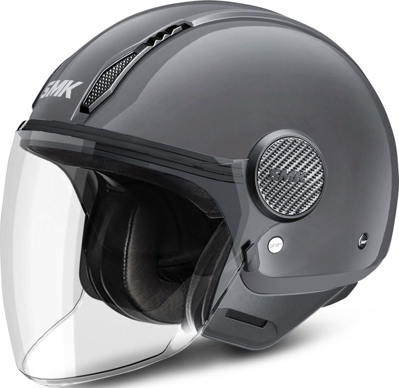 SMK - Laminar - Jethelm - Flat-Zwart