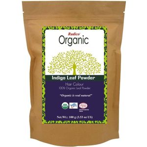Radico - 100% Organic Indigo - Haarkleuring - 100g - Natuurlijke Biologische Henna