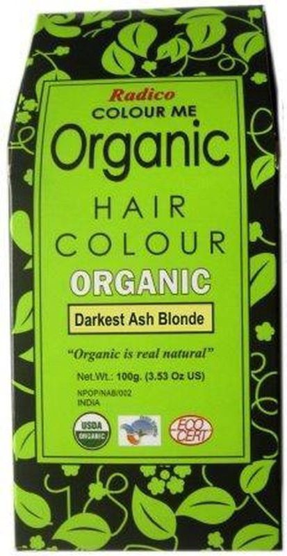 Radico Colour Me Organic Pflanzenhaarfarbe sehr dunkles Aschblond 100 g