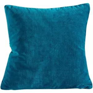 MIULEE Kerst set van 4 fluwelen kussenhoezen, zachte decoratieve vierkante kussenslopen, luxe kussenslopen voor woonkamer met onzichtbare rits, 40 x 40 cm, groen (Forrest Green