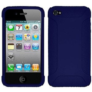 Amzer Jelly Case Coque silicone pour iPhone 4 Bleu (Import Royaume Uni)
