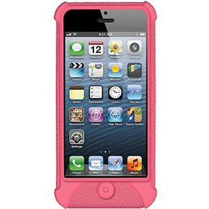 Amzer Siliconen Jelly Skin Fit Hoes voor Apple iPhone 5 (Alle dragers) - Huid, Baby Roze