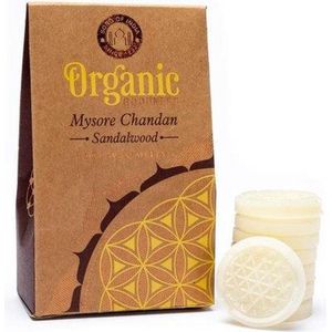 Organic Goodness Chandan Sandelhout Wax Melts / Smeltkaarsjes (40 gram)