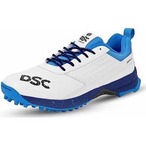DSC - Jaffa - Cricket Schoenen - Wit/Navy - Synthetisch Leer en Mesh