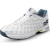 DSC - Biffer 22 - Cricket Schoenen - Wit en Blauw - Kunstleer - Rubber Zool