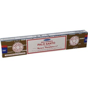 Satya Nag Champa wierrook stokjes Palo Santo geur - 15x - Lichaam in balans - Meditatie - staafjes van 21 cm