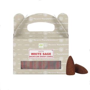 Satya Backflow Cones-Wierook kegels White Sage