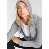 Flashlights Sweatjacke, in langer Form mit Zipper