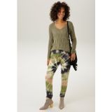 Aniston CASUAL Strickpullover, mit trendigem Ajour-Muster