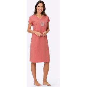 Unibelle damesochtendjas met diepe V-hals, 3/4 lange mouwen, badjas, nachtkleding, kimono, saunamantel, maten S-XXXL, 1 A, donkergroen, XL
