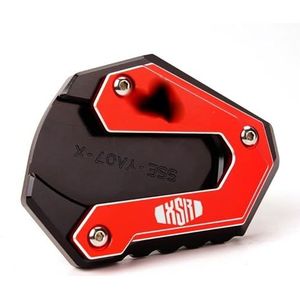Zijbeugel Voor Ya-Maha XSR 700 XSR700 XSR 900 XSR900 2014-2023 2021 2022 Motorfiets Accessoires Zijstandaard Vergroten Pad (Kleur : Red)
