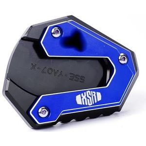 Zijbeugel Voor Ya-Maha XSR 700 XSR700 XSR 900 XSR900 2014-2023 2021 2022 Motorfiets Accessoires Zijstandaard Vergroten Pad (Kleur : Blue)