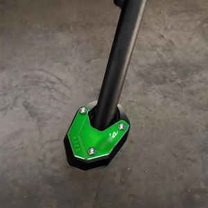 Voor KA-WASAKI voor NINJA400 voor NINJA 400 Z400 2018-2021 2022 Motorfiets Accessoires CNC Zijstandaard Kickstand Vergroter pad (Kleur : Zwart)