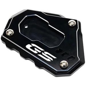 Zijbeugel Voor BM-W R 1200 GS LC R1200GS ADV R1250GS Adventure R 1250GS Motorfiets Voet Zijstandaard Vergroten Extension Pad (Kleur : Zwart)