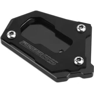 Motorcycle CNC Parking Vergroter Zijstandaard Uitbreiding Bodemplaat Voor BMW R1200GS LC R1200GS Adventure 2014-2016 Uitbreidingsbord (Kleur : Zwart)