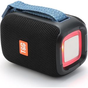 T & G TG339 RGB-licht 5W waterdichte draagbare Bluetooth-luidspreker