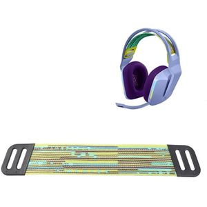 Hoofdstraalbeschermer voor Logitech G733-headset (streep groen)