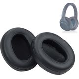 1 Paar Sponge Earpad voor Sony WH-XB900N Headset  Kleur: Eiwit Skin-Black