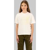 G-STAR - Side Button Relaxed - T-shirt - Ecru