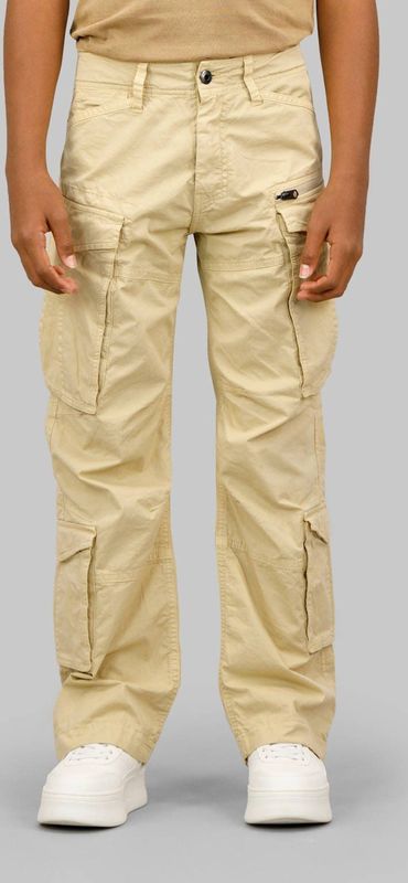 G-STAR - Rovic Zip - Cargobroek - Kaki - Losse Pasvorm, Stretchkatoen, High Waist