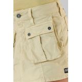 G-STAR - Spijkerrok - Beige - Stretchdenim - Rits- en Knoopsluiting