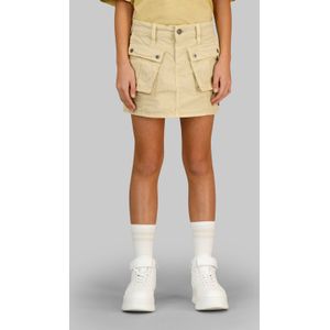 G-STAR - Spijkerrok - Beige - Stretchdenim - Rits- en Knoopsluiting