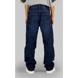 Jeans - Effen - Denim - Heavy Washed - Regular Pasvorm