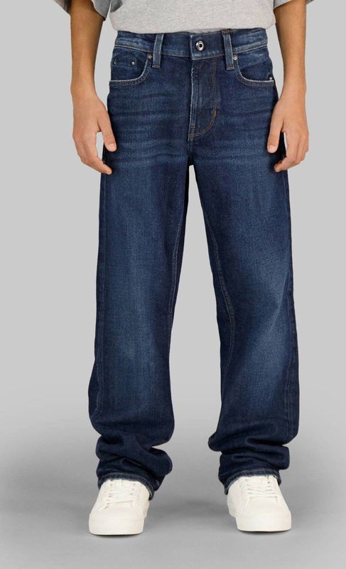 Jeans - Effen - Denim - Heavy Washed - Regular Pasvorm