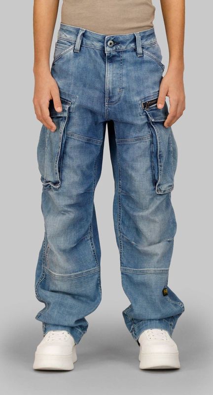 G-STAR - ROVIC - Cargobroek - Mid Used - Stretchdenim, Hoge Taille, Handige Zakken