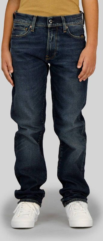 G-STAR - Dark Aged - Jeans - Donkerblauw - Straight Fit, Stretchdenim, Regular Waist