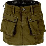 G-STAR - Spijkerrok - Donkergroen - Korte Lengte - Stretchdenim
