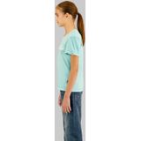 G-STAR - T-shirt - Lichtblauw - Katoen - Korte Mouwen